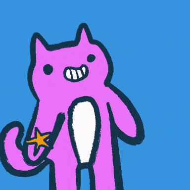 A pink humanoid being puts on a star (Carl Kho Research)